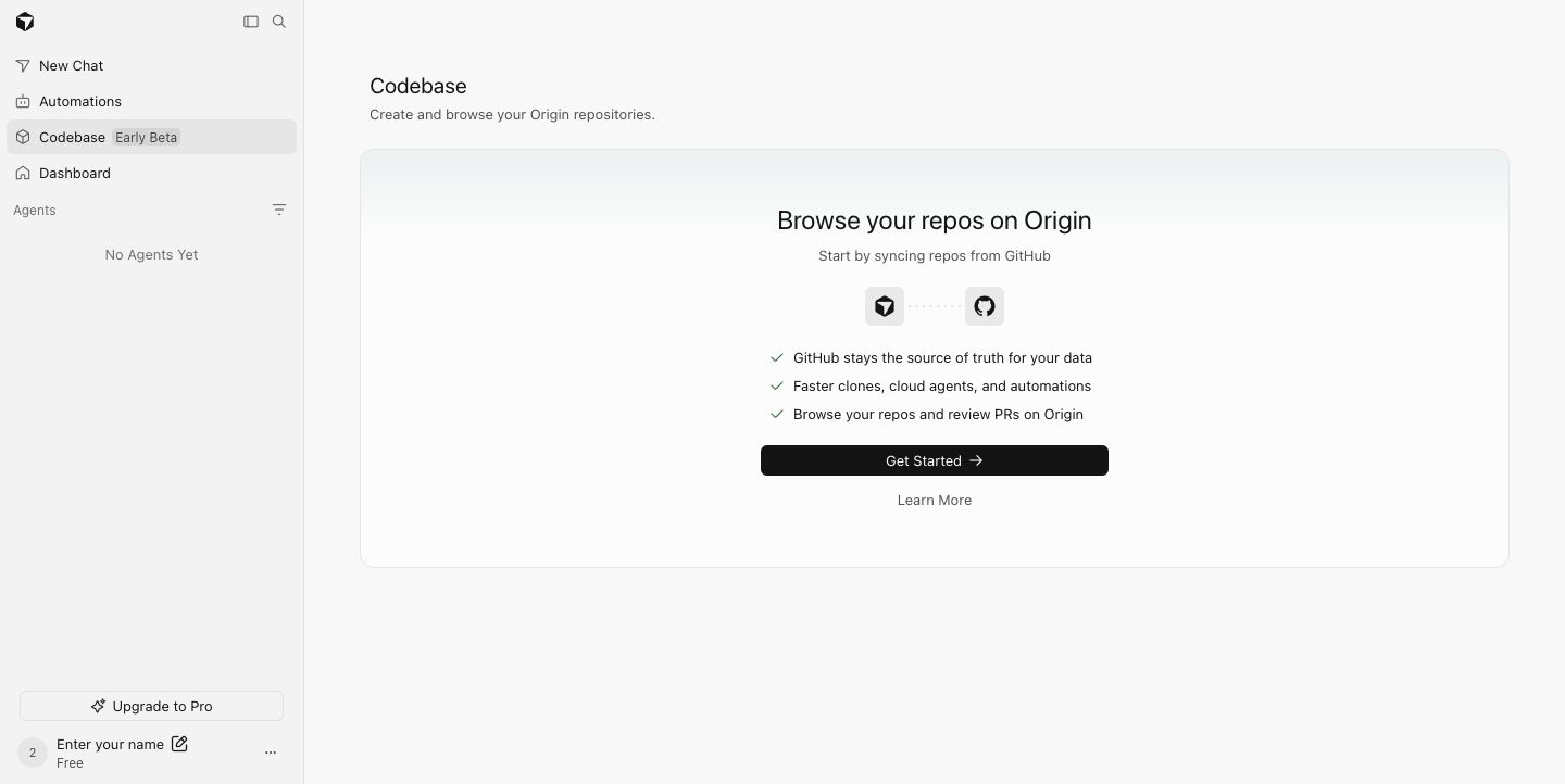 Origin 当前从 GitHub 同步仓库，GitHub 仍是数据的唯一可信来源