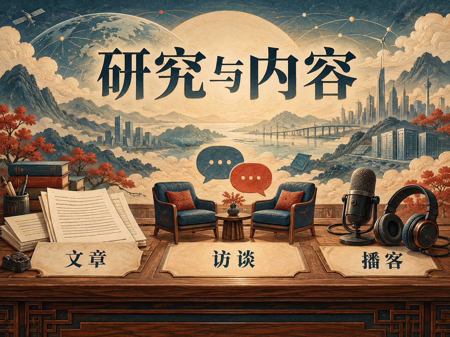 文章访谈与播客